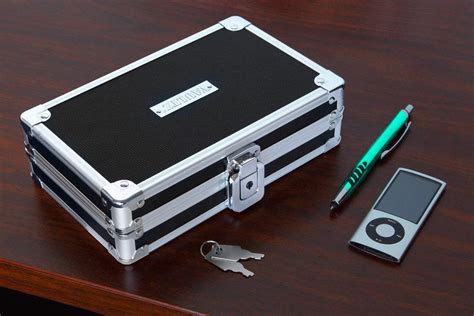 vaultz metal pencil box|vaultz locking personal storage box.